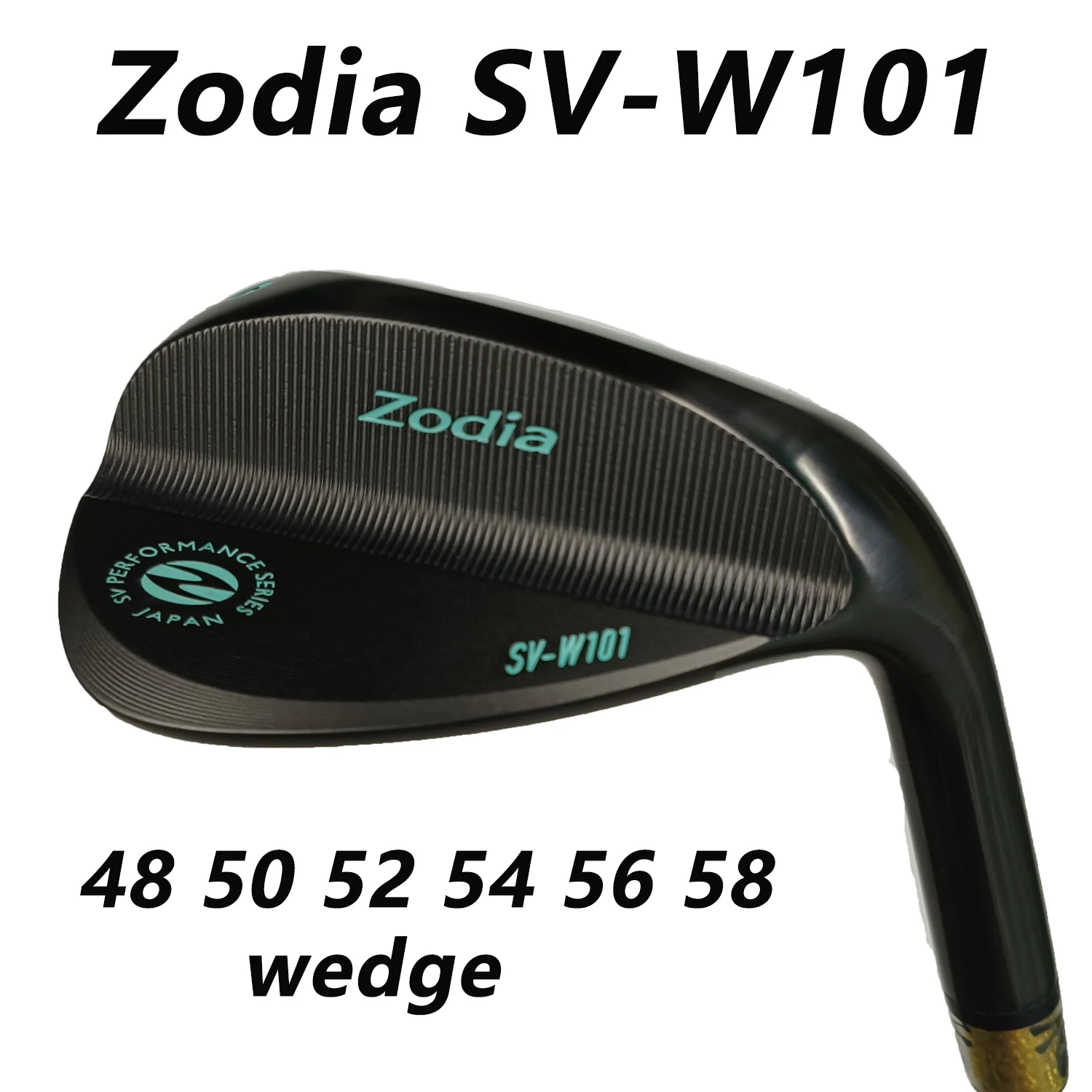 

New ZODIA SV-W101 black Golf Wedges S20C Soft Iron Forged Golf Wedges With shaft and HeadCover