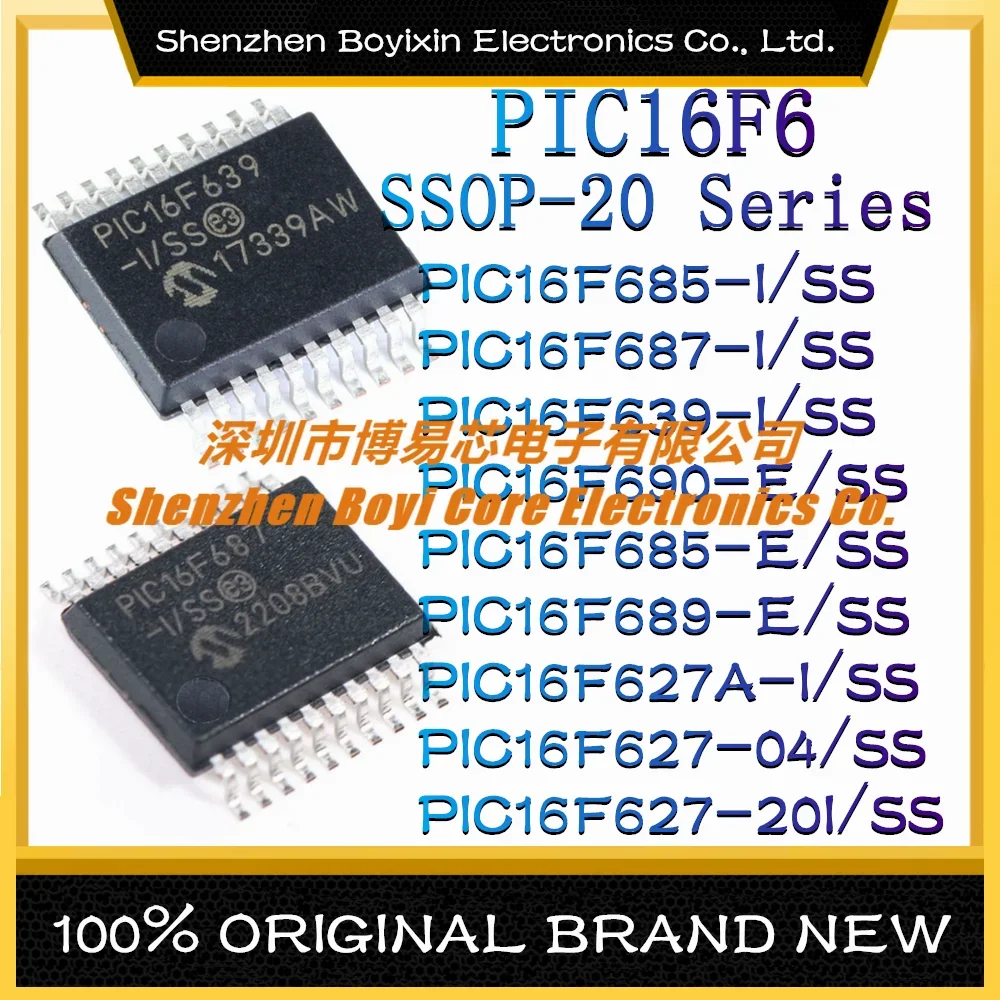 Pic16/ SS PIC16F687 PIC16F639 PIC16F685-I/SS PIC16F685 PIC16F689 PIC16F627A 627-04 627-20I/SS Новый MCU PIC16F690-E
Pic16/ SS PIC16F687 PIC16F639 PIC16F685-I/SS PIC16F685 PIC16F689 PIC16F627A 627-04 627-20I/SS Новый MCU PIC16F690-E