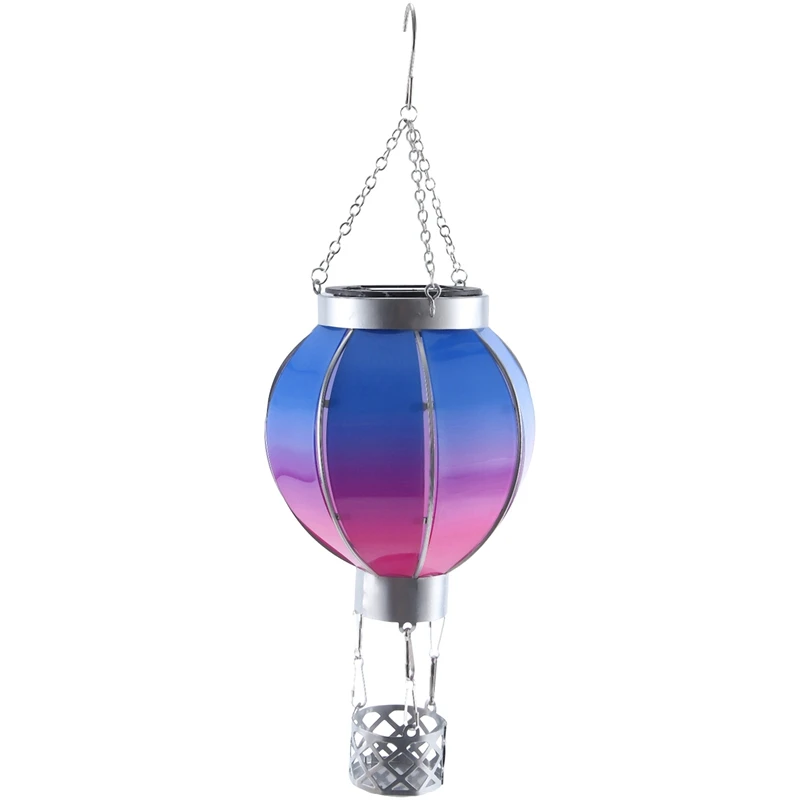 Hot Air Balloon Solar Lantern With Flickering Flame Light, Outdoor Solar Hanging Lights Waterproof For Garden Yard Patio Durable
Hot Air Balloon Solar Lantern With Flickering Flame Light, Outdoor Solar Hanging Lights Waterproof For Garden Yard Patio Durable