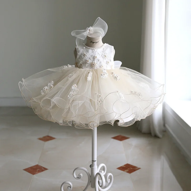 Baby Girl Flower Dress Kids Bridemaid Wedding Dresses For Children White Ball Gowns Girls Boutique Party Wear Elegant Frocks
Baby Girl Flower Dress Kids Bridemaid Wedding Dresses For Children White Ball Gowns Girls Boutique Party Wear Elegant Frocks