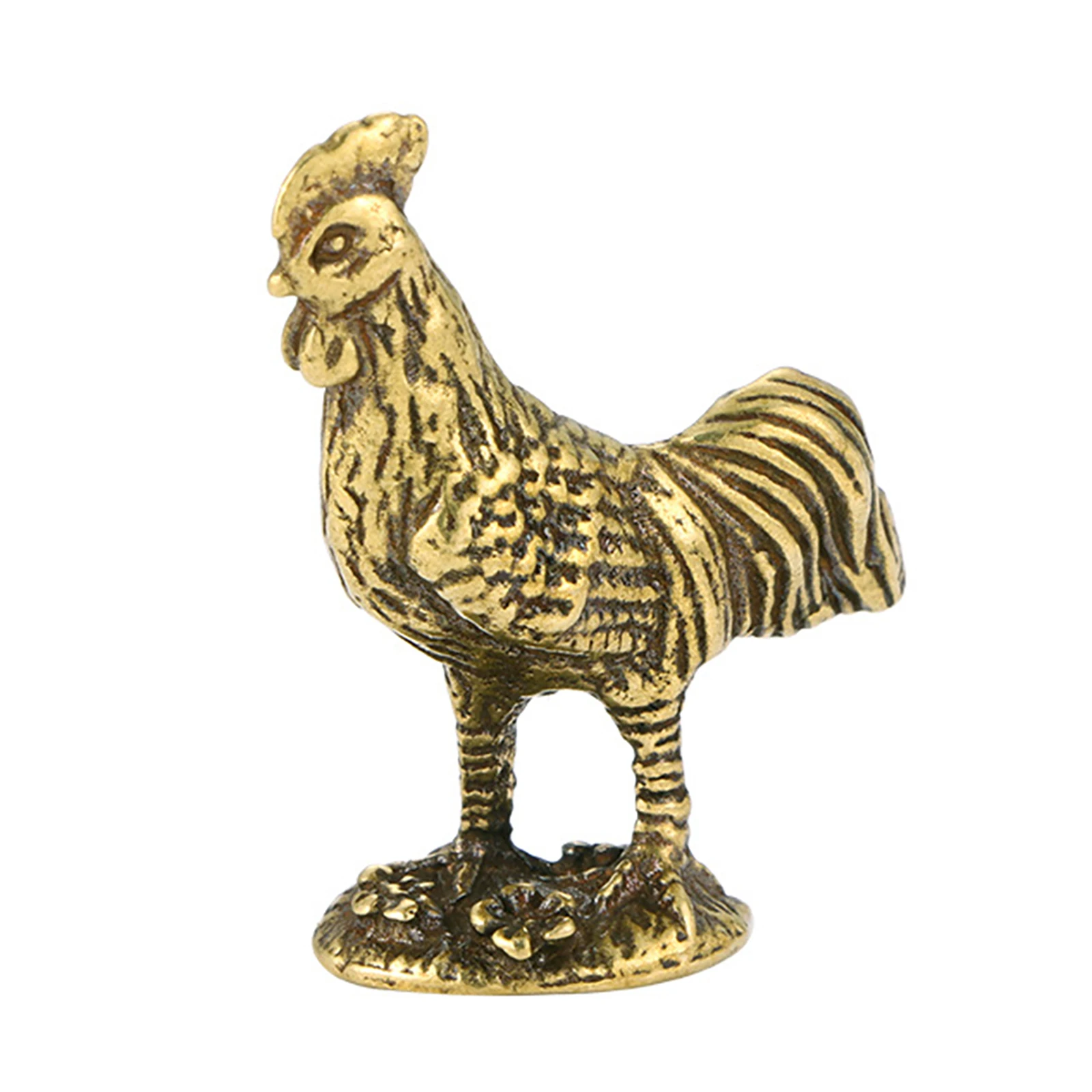 Brass Rooster Copper Ornaments Animal Ornament Statue Antique Study Tea Table Decoration Home Car Cabinet Showcase Decoration
Brass Rooster Copper Ornaments Animal Ornament Statue Antique Study Tea Table Decoration Home Car Cabinet Showcase Decoration