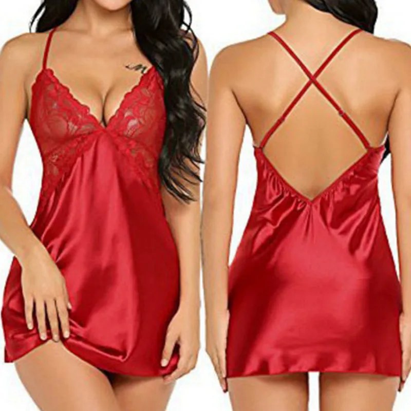 S-2Xl Women's Sexy Lingerie Dress Babydoll Set Lace Nightwear Lace Silks Braces Skirt Halter Erotic Sexy Nightwear
S-2Xl Women's Sexy Lingerie Dress Babydoll Set Lace Nightwear Lace Silks Braces Skirt Halter Erotic Sexy Nightwear