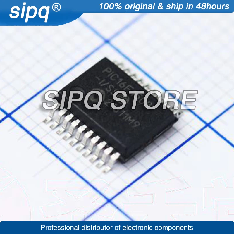 10PCS/LOT PIC16F1508T-I/SS PIC16F1508T 7KB 2.3V~5.5V PIC 256Byte 20MHz FLASH 17 SSOP-20 MCU Brand Original Stock 100% New
10PCS/LOT PIC16F1508T-I/SS PIC16F1508T 7KB 2.3V~5.5V PIC 256Byte 20MHz FLASH 17 SSOP-20 MCU Brand Original Stock 100% New