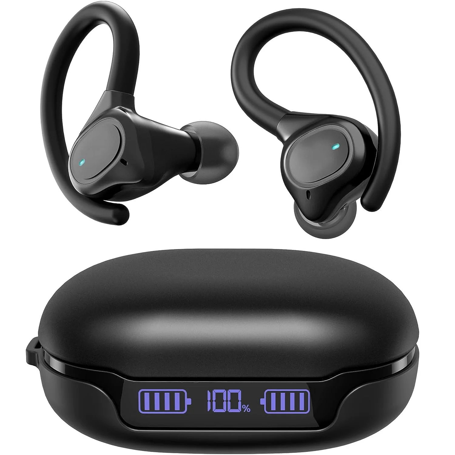 Bluetooth 5.3 Earphones TWS Wireless Headphones Touch Control Noise Reduction Earhooks Waterproof Headset with Mic for Sports
Bluetooth 5.3 Earphones TWS Wireless Headphones Touch Control Noise Reduction Earhooks Waterproof Headset with Mic for Sports