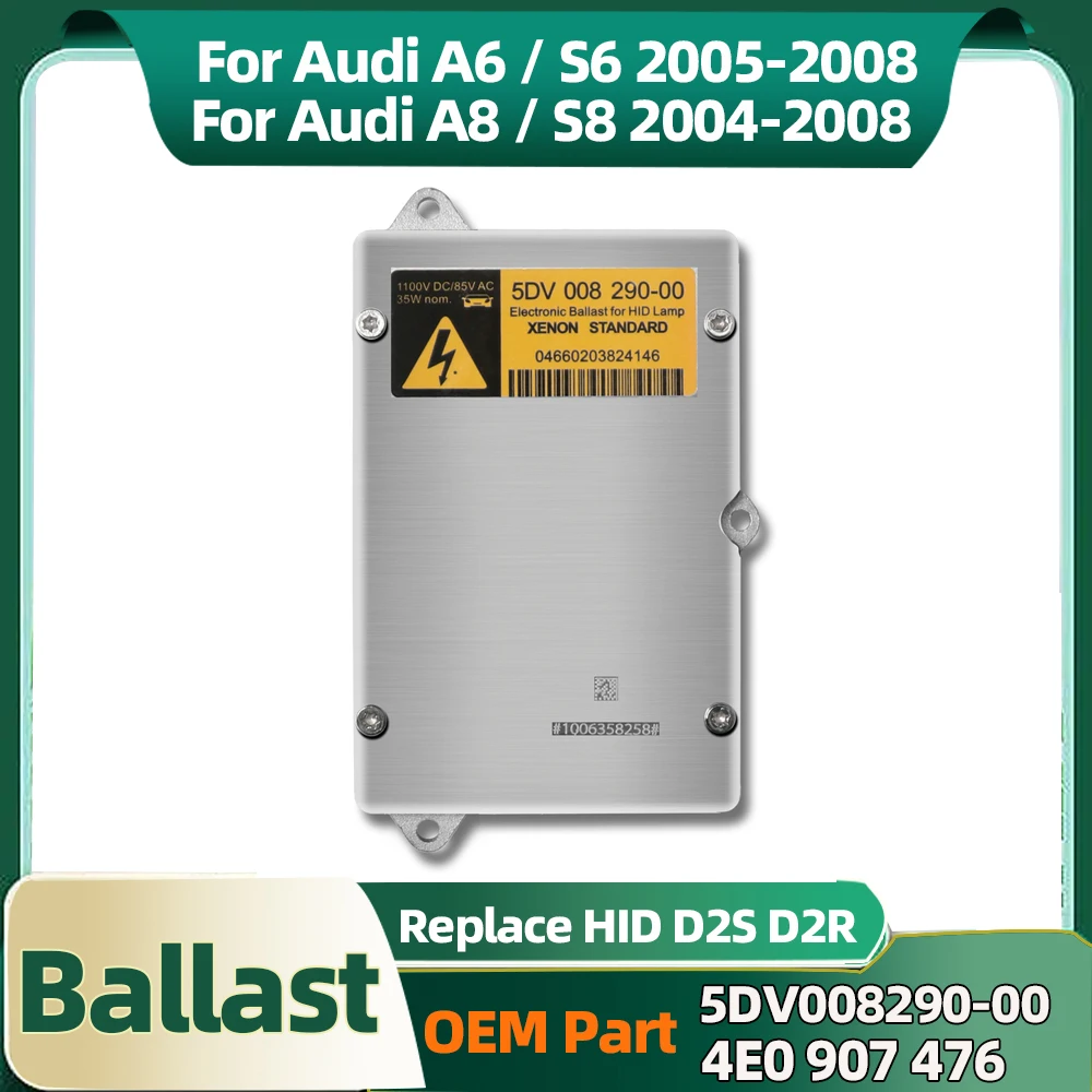 Балласт для фар 5DV008290 Xenon D2S D2R 5DV008290-00 4E0 907 476 для Audi A6 S6 A8 S8 2004 2005 2006 2007 2008
Балласт для фар 5DV008290 Xenon D2S D2R 5DV008290-00 4E0 907 476 для Audi A6 S6 A8 S8 2004 2005 2006 2007 2008