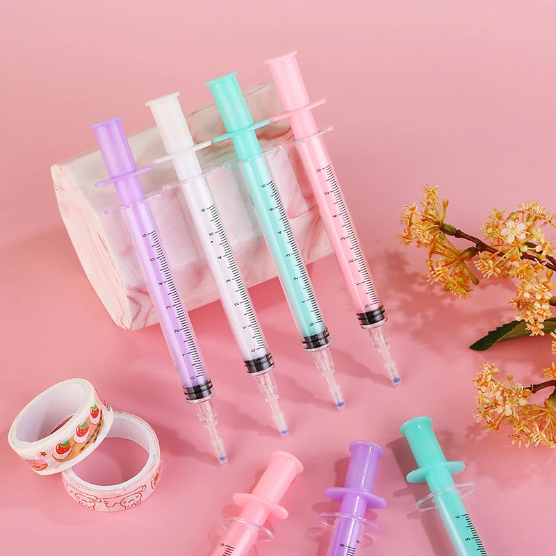 Creative Syringe Modelling Gel Pen Funny Cute Injector Writing Gel Pen Cute Stationery 0.5 mm School Office Supplies Gel Pen
Creative Syringe Modelling Gel Pen Funny Cute Injector Writing Gel Pen Cute Stationery 0.5 mm School Office Supplies Gel Pen