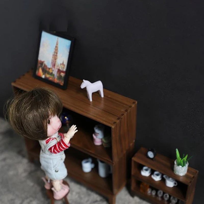1Pc 1/12 1/6 Mini Dollhouse Miniature Wooden Combination Cabinet Simulation Furniture Model for Doll House Life Scene Decoration
1Pc 1/12 1/6 Mini Dollhouse Miniature Wooden Combination Cabinet Simulation Furniture Model for Doll House Life Scene Decoration