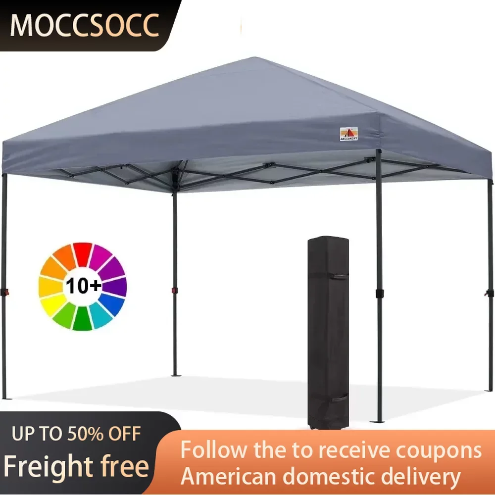 

Tent Durable Easy Pop Up Canopy Tent Awning Gray Freight Free Tarp Tents Shelters Camping Hiking Sports Entertainment