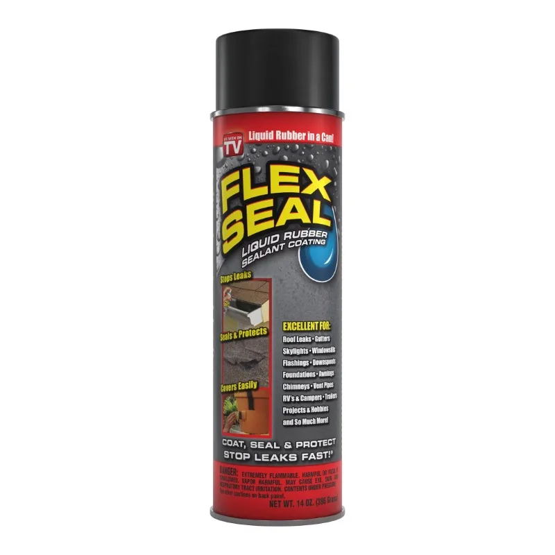 

Flex Seal Aerosol Liquid Rubber Sealant Coating, 14 oz, Black or White
