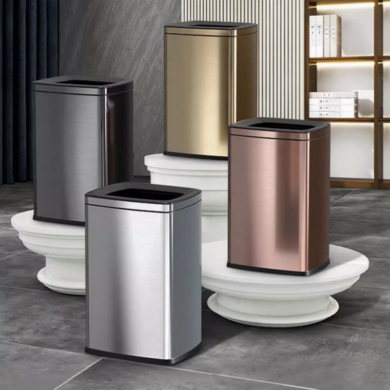 Stainless Steel Garbage Bin Lidless Household Ktv Hotel Waste Bucket Kitchen Living Room Bathroom Dustbin Trash Can Toilet
Stainless Steel Garbage Bin Lidless Household Ktv Hotel Waste Bucket Kitchen Living Room Bathroom Dustbin Trash Can Toilet