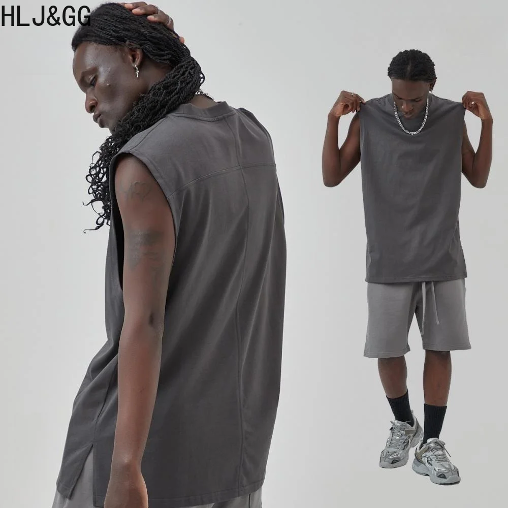 HLJ&GG Summer Solid Color Tank Tops for Men‘s Casual Sporty Tank Top Unisex Side Slit Back Patchwork Sleeveless Tees 2023 New
HLJ&GG Summer Solid Color Tank Tops for Men‘s Casual Sporty Tank Top Unisex Side Slit Back Patchwork Sleeveless Tees 2023 New