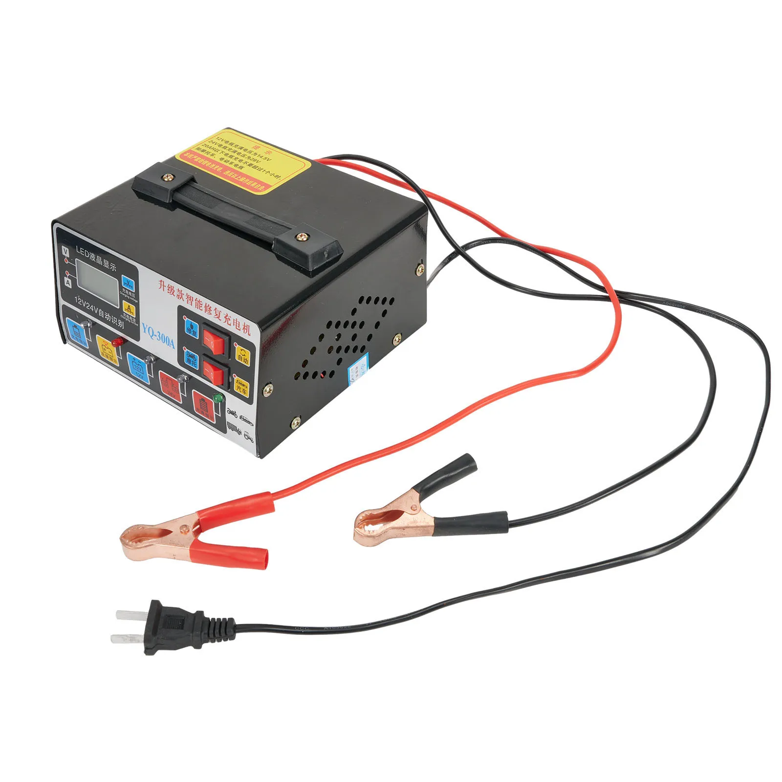 Car Battery Charger Automatic Pulse Repair Trickle Heavy Duty Smart 12V/24V Universal LED Digital Display Charging Units
Car Battery Charger Automatic Pulse Repair Trickle Heavy Duty Smart 12V/24V Universal LED Digital Display Charging Units