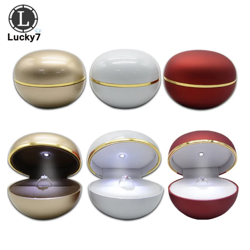 Creative Rhinestone Ring Gift Box High-grade Paint Led Lamp Pendant Box Egg Ring Box Jewelry Box For Ring Pendant Box Customiza
Creative Rhinestone Ring Gift Box High-grade Paint Led Lamp Pendant Box Egg Ring Box Jewelry Box For Ring Pendant Box Customiza