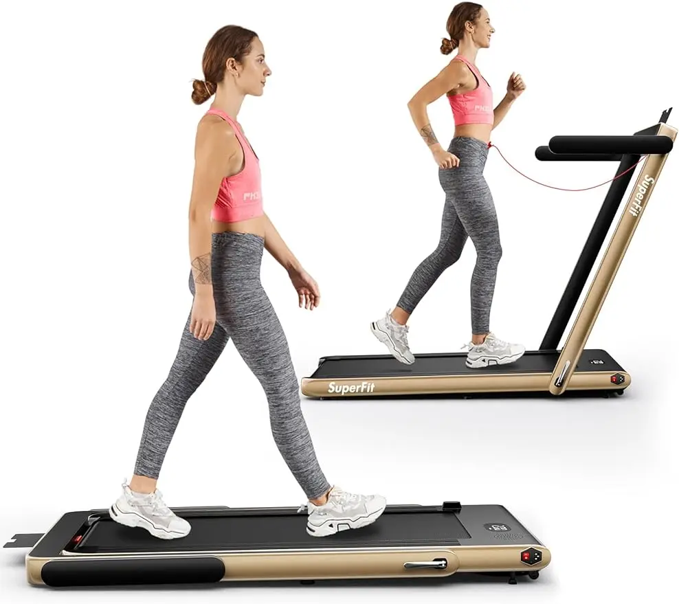 

2.25HP Superfit Under Desk Electric Treadmill, Installation-Free with Remote Control, APP Control and LED Display