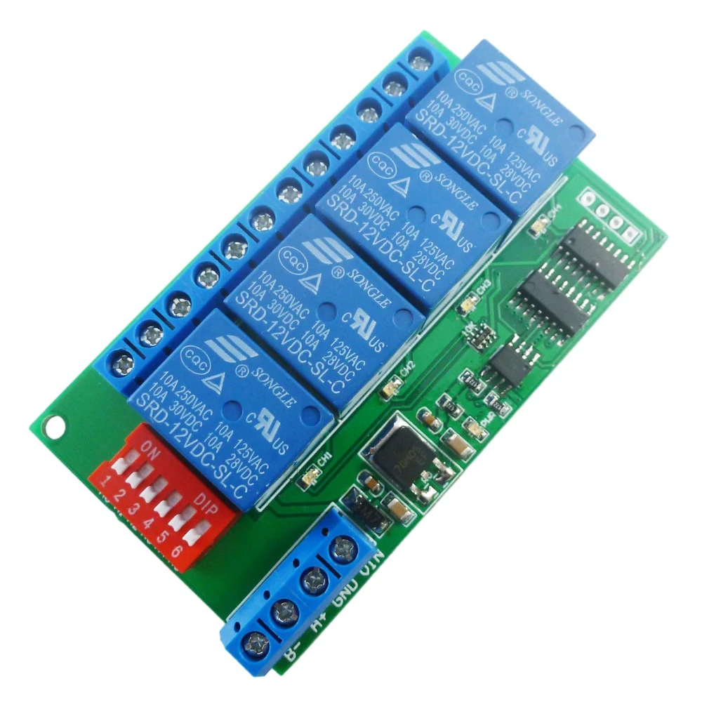 CE040 DC 12 В 4-Канальный Релейный Модуль RS485 Modbus RTU и пульт дистанционного управления AT-командой для PLC PTZ-камеры мониторинга безопасности
CE040 DC 12 В 4-Канальный Релейный Модуль RS485 Modbus RTU и пульт дистанционного управления AT-командой для PLC PTZ-камеры мониторинга безопасности