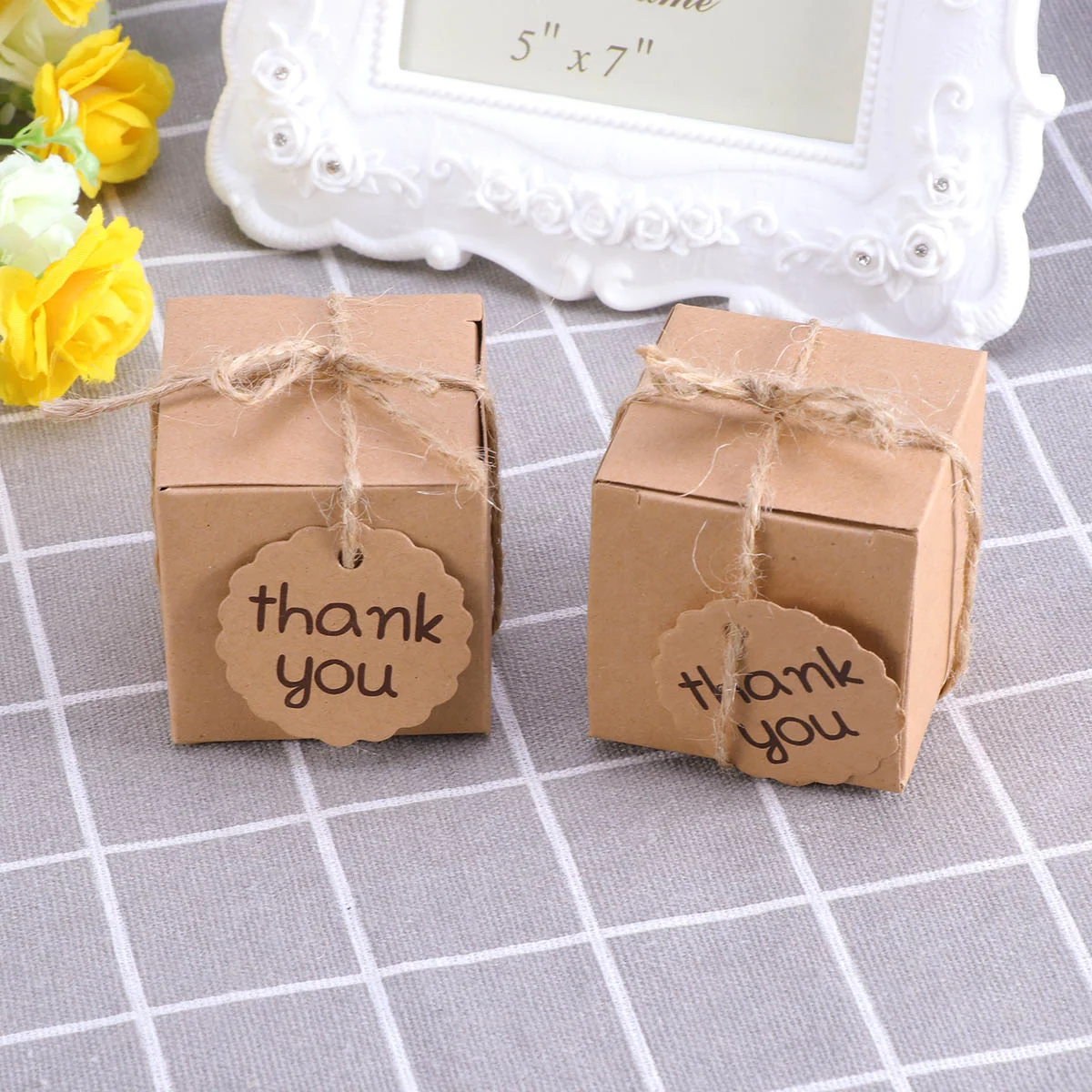 20pcs/ 10 Sets Candy Boxes Kraft Paper Treats Goodies Boxes Gift Packaging Boxes for Party Supplies ( Square )
20pcs/ 10 Sets Candy Boxes Kraft Paper Treats Goodies Boxes Gift Packaging Boxes for Party Supplies ( Square )