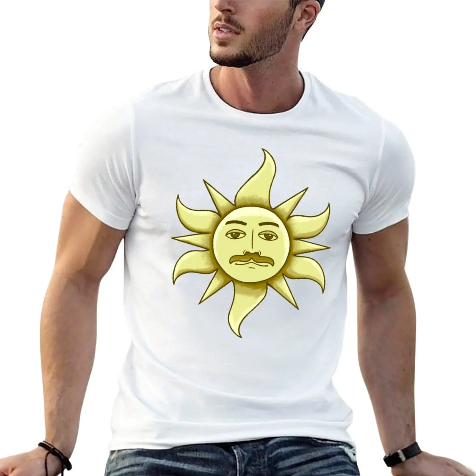 

New King Arthur's Sun T-Shirt graphic t shirts summer top slim fit t shirts for men