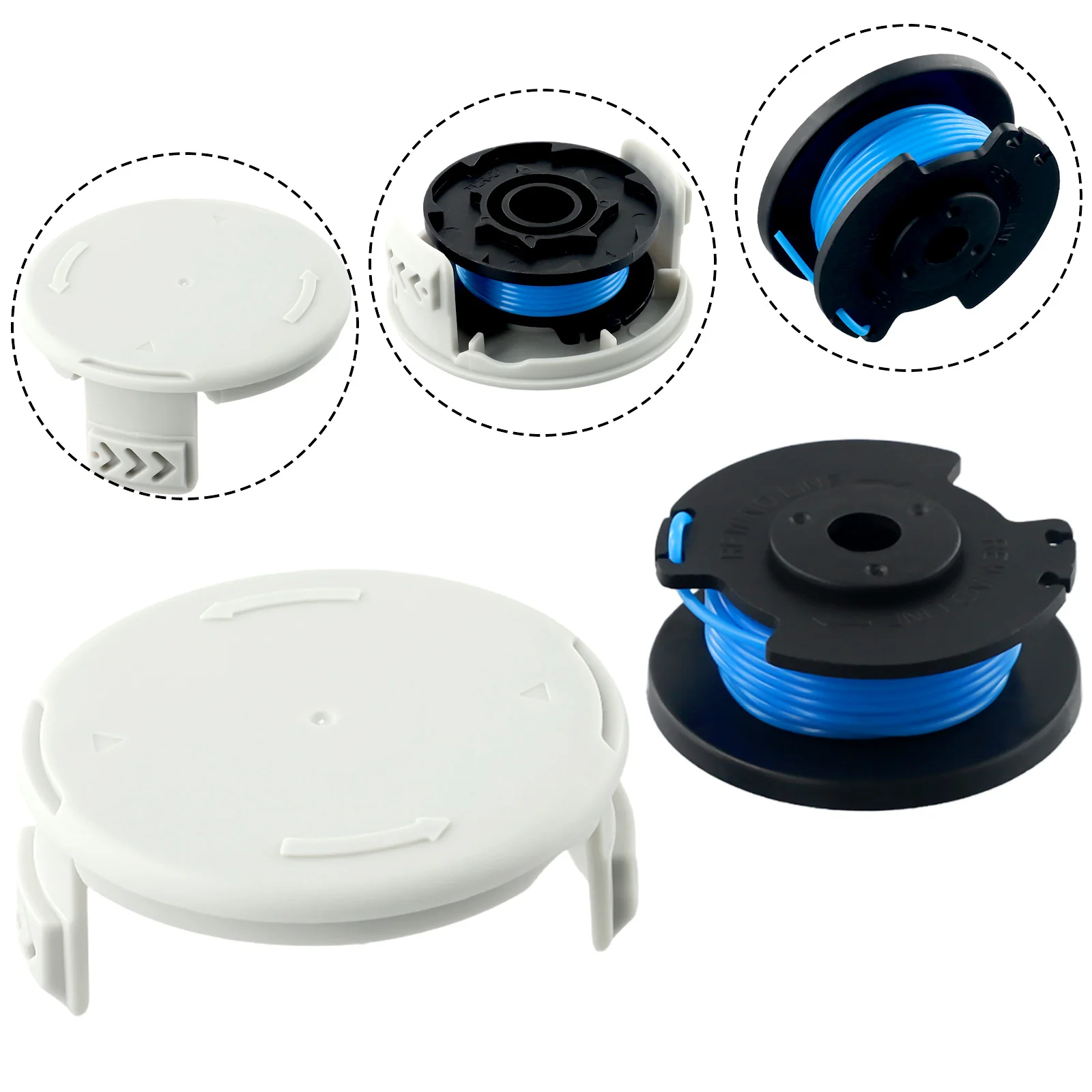 Part Spools Replacement String Trimmer Outdoor Living Outdoor Power Equipment For Ryobi RAC124 OLT1831S RLT1830H13
Part Spools Replacement String Trimmer Outdoor Living Outdoor Power Equipment For Ryobi RAC124 OLT1831S RLT1830H13