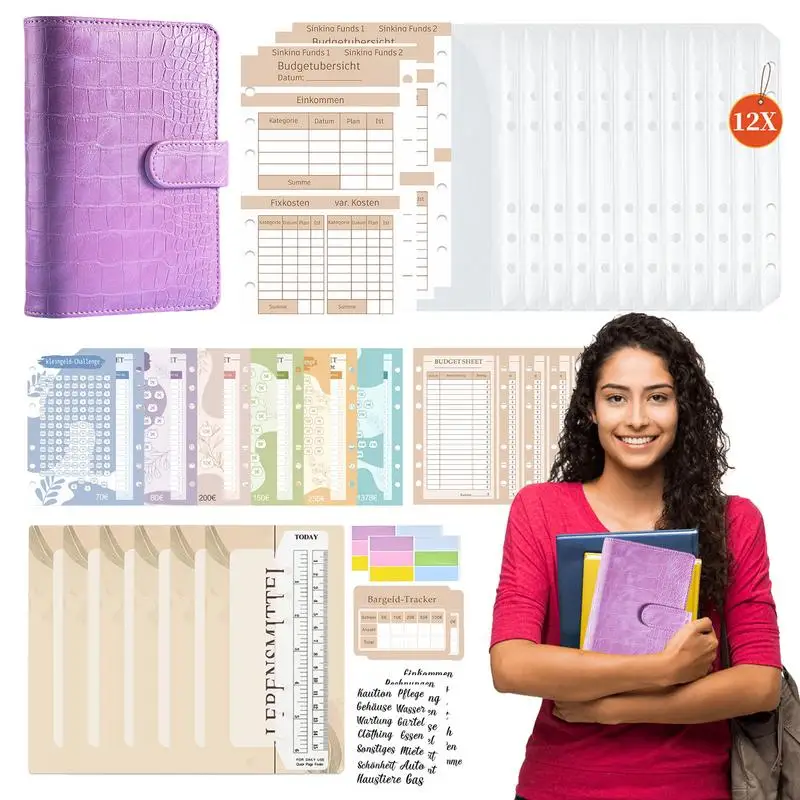 Бюджетная папка для скрапбукинга формата A6, ежедневник для денег, блокнот для ежедневников, универсальный устойчивый к царапинам для расписаний
Бюджетная папка для скрапбукинга формата A6, ежедневник для денег, блокнот для ежедневников, универсальный устойчивый к царапинам для расписаний