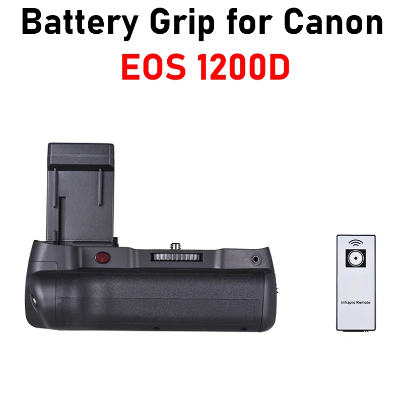 1200D Battery Grip with Infrared Remote Control for Canon 1200D 1100D 1300D Vertical Battery Grip
1200D Battery Grip with Infrared Remote Control for Canon 1200D 1100D 1300D Vertical Battery Grip