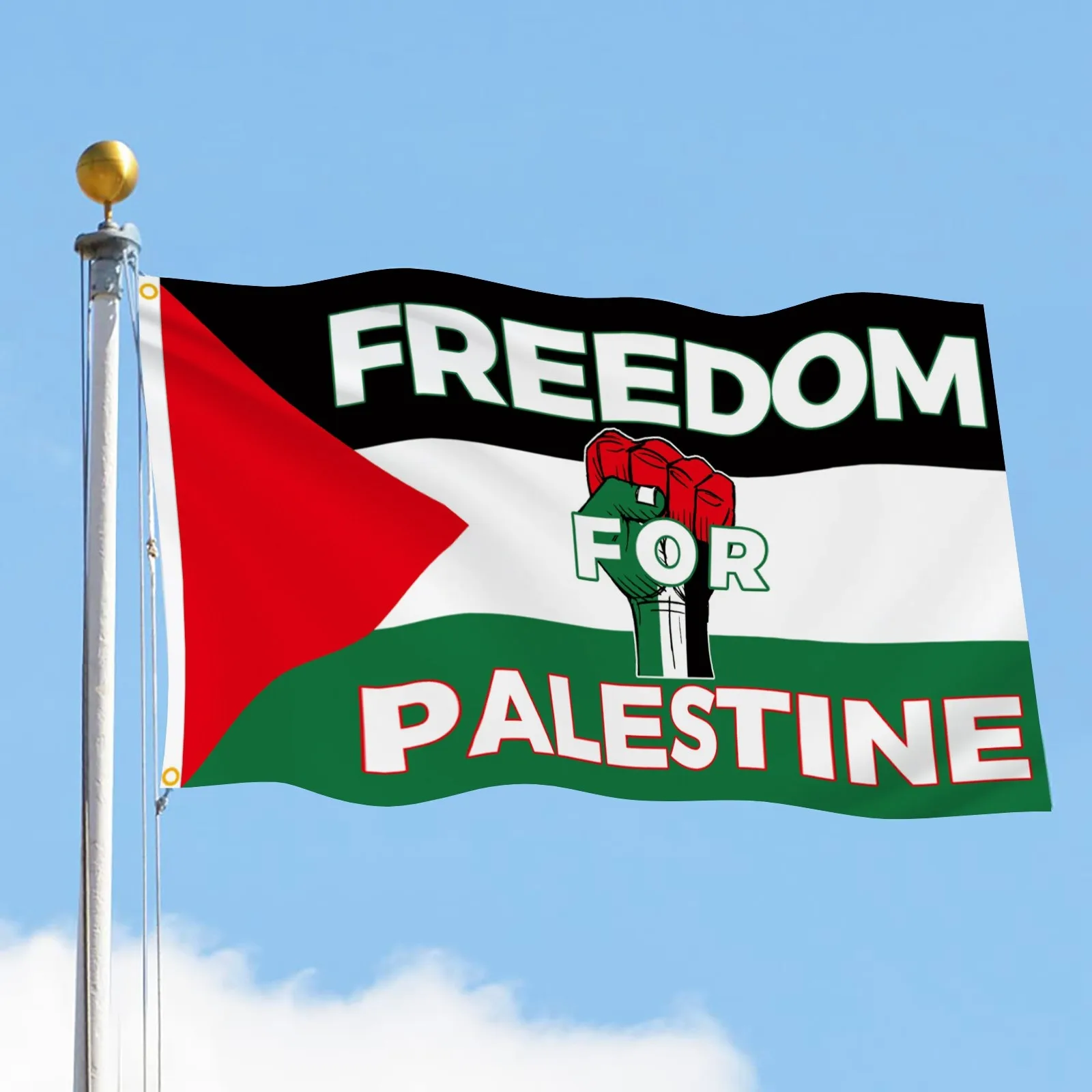 Freedom Flag Patriotic Flag Easy To Install Support Your Country Polyester Flag Garden Flag Flag With A Pole
Freedom Flag Patriotic Flag Easy To Install Support Your Country Polyester Flag Garden Flag Flag With A Pole
