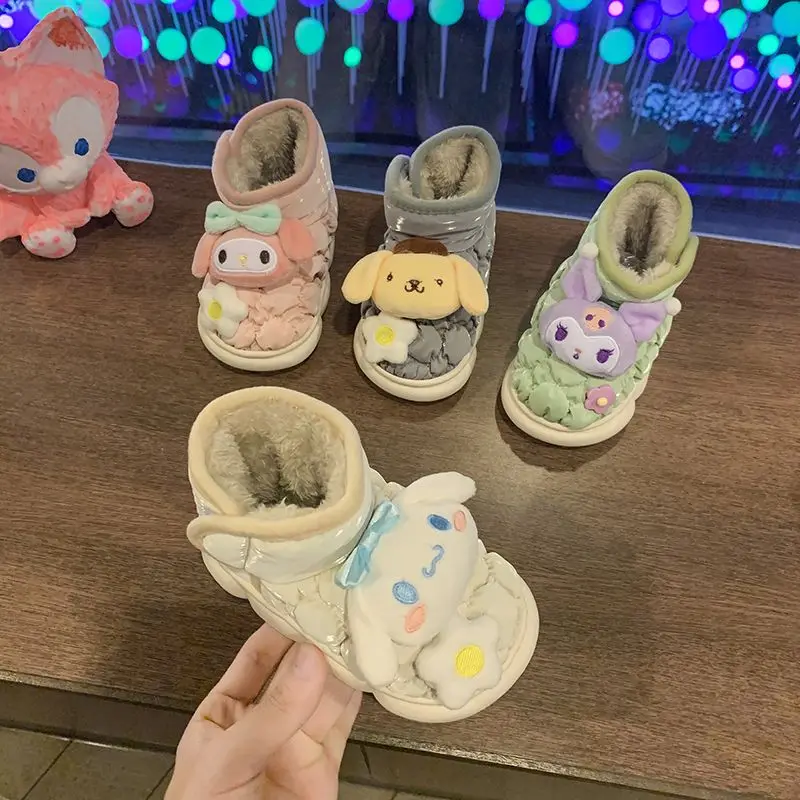 Creative Cinnamoroll anime cartoon thick-soled snow boots cotton shoes new children's plus velvet warm down cloth bread shoes
Creative Cinnamoroll anime cartoon thick-soled snow boots cotton shoes new children's plus velvet warm down cloth bread shoes