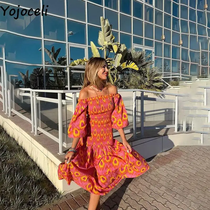 Платье Yojoceli женское длинное с открытыми плечами и принтом, пляжное макси-платье в стиле бохо с оборками, элегантное пикантное осеннее платье для фитнеса
Платье Yojoceli женское длинное с открытыми плечами и принтом, пляжное макси-платье в стиле бохо с оборками, элегантное пикантное осеннее платье для фитнеса