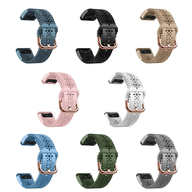 

Silicone Easyfit Smart Watch Strap 20mm For Garmin Fenix 7S 6S Pro 5S Plus Quick Release Wristband Sports Bracelet Accessories