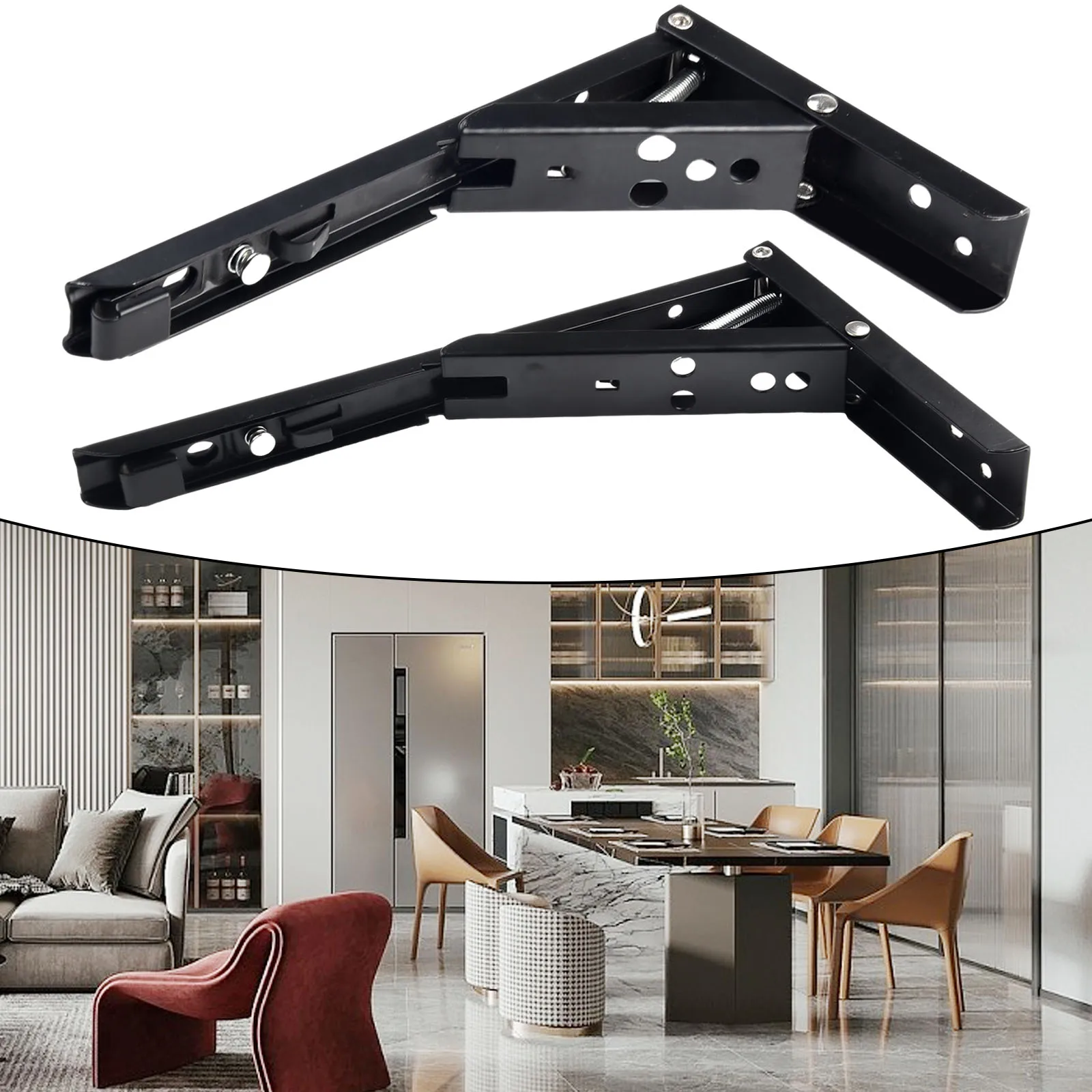 1PCS 4-12inch Black Bracket Heavy Duty Metal DIY Collapsible Shelf Hinge Etrack Accessories For Work Bench Trunks Warehouses
1PCS 4-12inch Black Bracket Heavy Duty Metal DIY Collapsible Shelf Hinge Etrack Accessories For Work Bench Trunks Warehouses