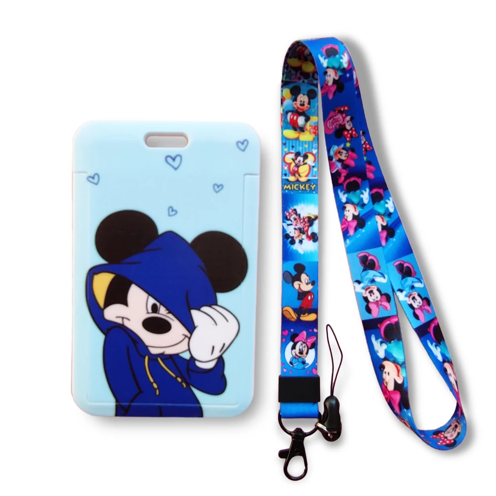 Disney Mickey Minnie Mouse Girls Slide Cover Student Card Case Hanging Rope Employee Case Cover Lanyard ID Name Card Holder
Disney Mickey Minnie Mouse Girls Slide Cover Student Card Case Hanging Rope Employee Case Cover Lanyard ID Name Card Holder