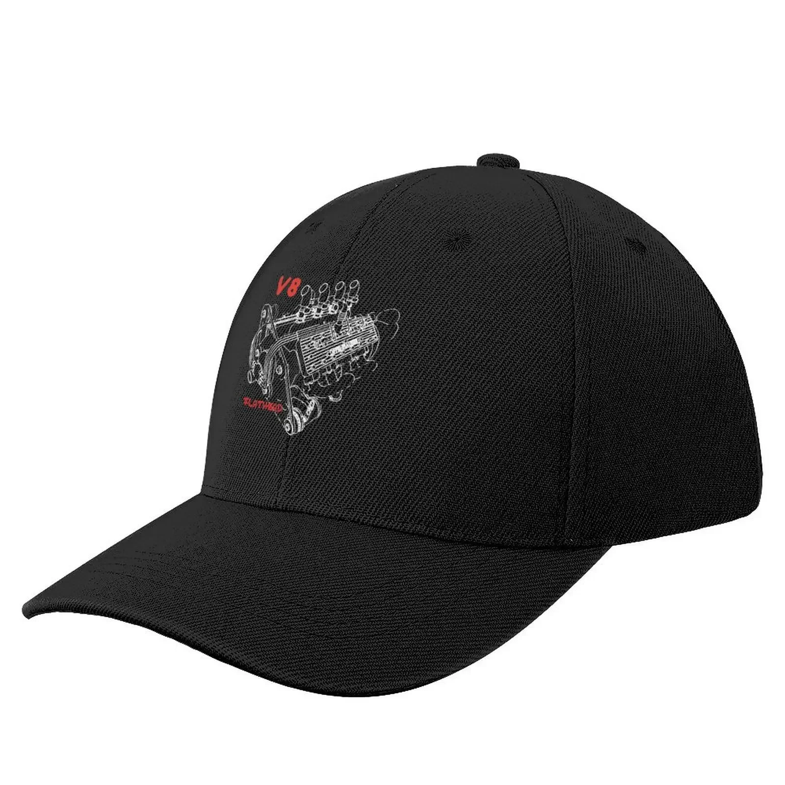 

V8 Flathead Sketch Baseball Cap Beach fashionable Ball Cap Women's Beach Visor Men's