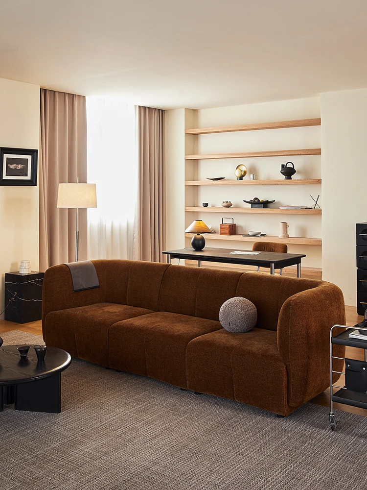 

European-style plum module chenille sofa