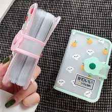 20Pockets Mini Photo Album Jelly Glue Home Picture Case Storage Lovely Fruit Animal Name Card Book Portable Photocard ID Holder
20Pockets Mini Photo Album Jelly Glue Home Picture Case Storage Lovely Fruit Animal Name Card Book Portable Photocard ID Holder