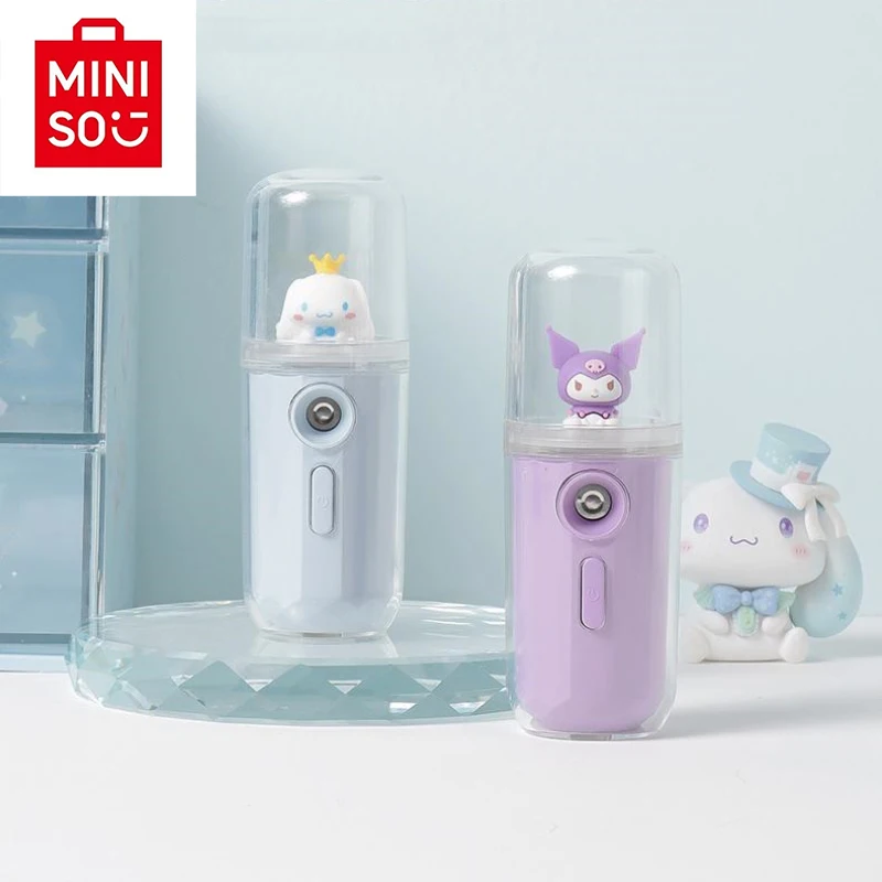 Miniso Kawaii Sanrio Anime Cinnamoroll Kuromi Mini Air Humidifier Facial Sprayer Water Replenishment Meter Cute New Cartoon Gift
Miniso Kawaii Sanrio Anime Cinnamoroll Kuromi Mini Air Humidifier Facial Sprayer Water Replenishment Meter Cute New Cartoon Gift