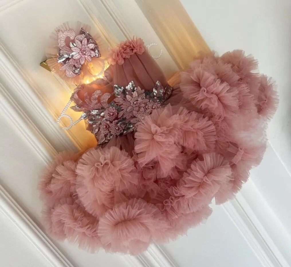 Kids Birthday Party Dresses for Little Girl Size 1 To 14 Years Prom Dress Luxury Tutu Gowns Dusty Pink Evening Formal Frock
Kids Birthday Party Dresses for Little Girl Size 1 To 14 Years Prom Dress Luxury Tutu Gowns Dusty Pink Evening Formal Frock