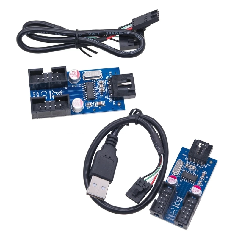 USB 2.0 штекер на 2 штекера USB 9-контактный внутренний кабель 9-контактный разъем адаптера порт Прямая поставка
USB 2.0 штекер на 2 штекера USB 9-контактный внутренний кабель 9-контактный разъем адаптера порт Прямая поставка
