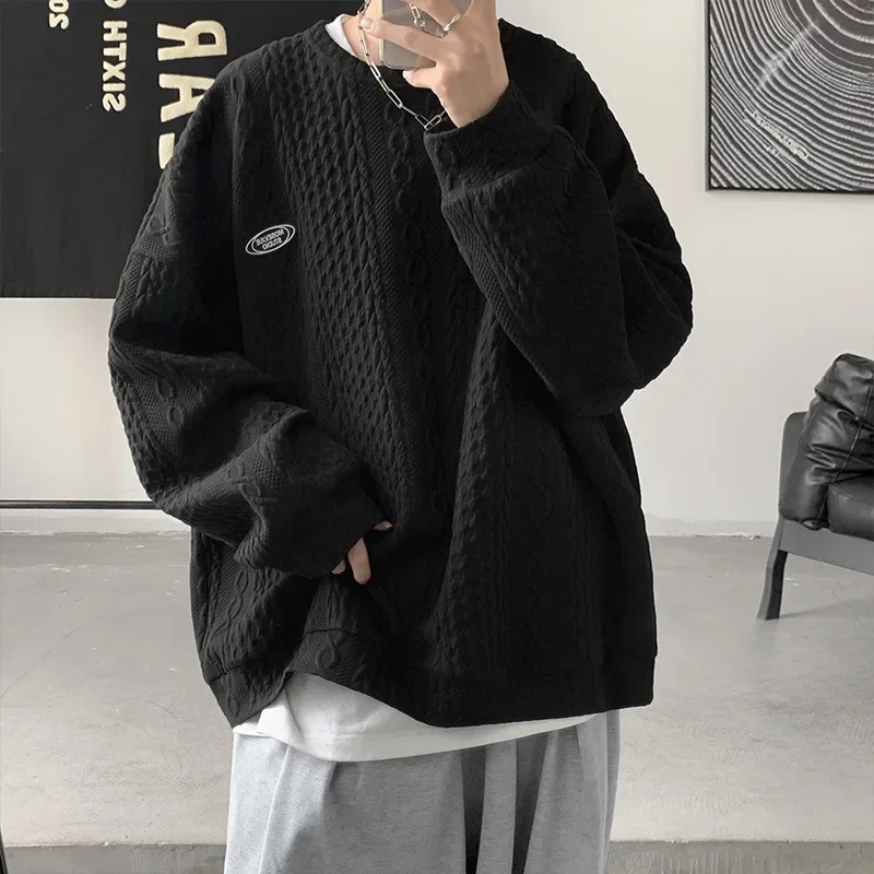 Korean Men Harajuku Sweatshirts Hip Hop Solid Color Basic O Neck Oversized Pullovers 2023 Autumn Fashion Casual Long Sleeve Tops
Korean Men Harajuku Sweatshirts Hip Hop Solid Color Basic O Neck Oversized Pullovers 2023 Autumn Fashion Casual Long Sleeve Tops