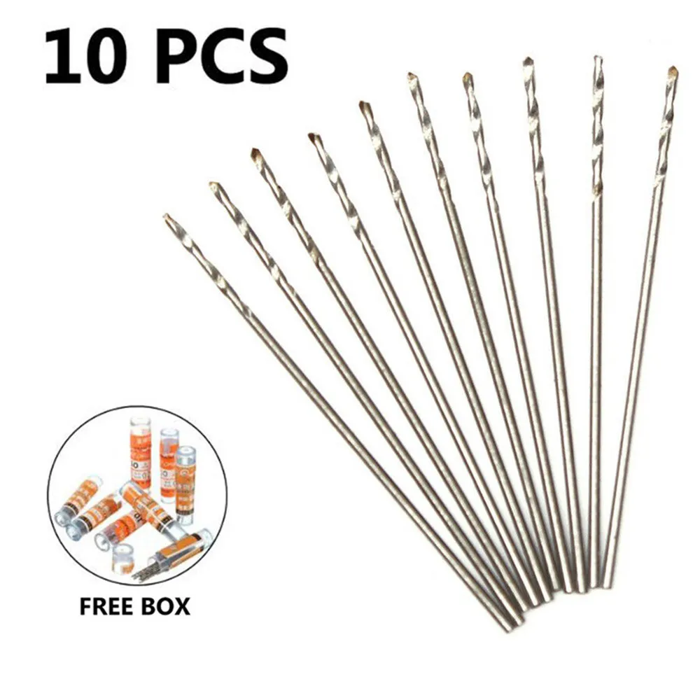 10pc 1.0mm Drill Straight Shank Spiral Drill High Speed-Steel Drill Bit For Iron Steel Aluminum/Wood Processing Drill Bit Tools
10pc 1.0mm Drill Straight Shank Spiral Drill High Speed-Steel Drill Bit For Iron Steel Aluminum/Wood Processing Drill Bit Tools
