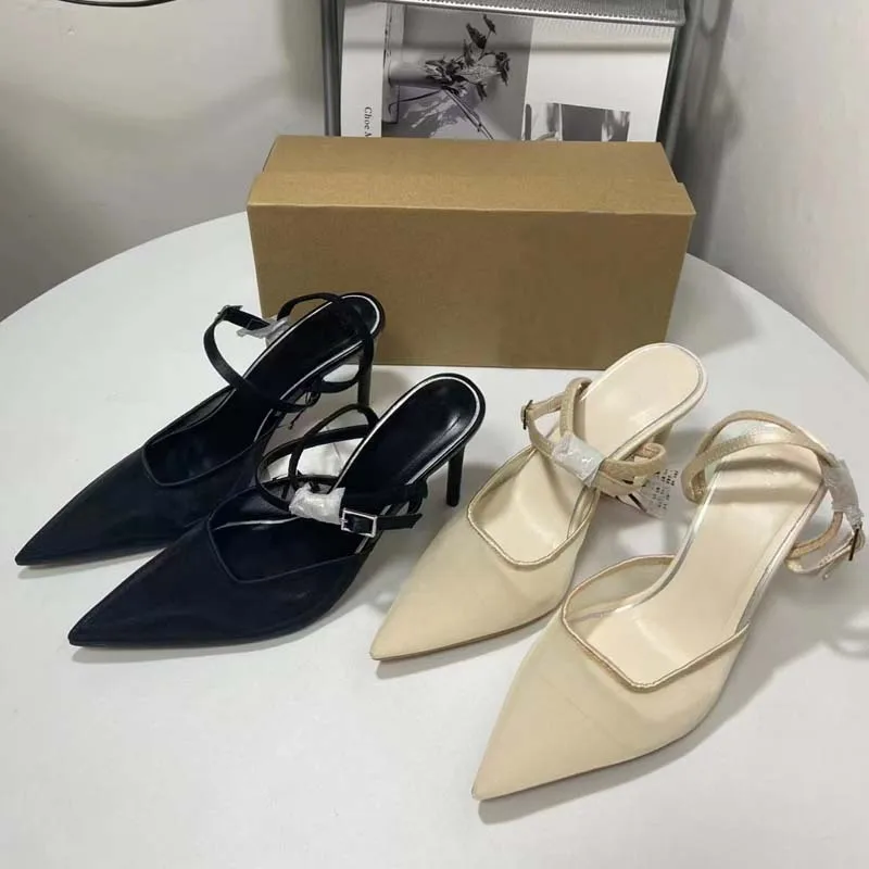 Новинка, женская обувь, сетчатые туфли на высоком каблуке с острым носком, женские узкие Туфли на каблуке с пряжкой
Новинка, женская обувь, сетчатые туфли на высоком каблуке с острым носком, женские узкие Туфли на каблуке с пряжкой