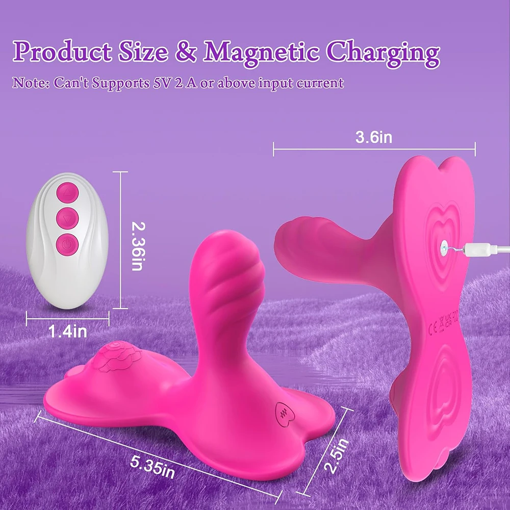 Vibromasseur anti-clitoris portable pour femme, stimulateur de clitoris, massage féminin, culotte magnétique, jouets sexuels pour adultes 3
