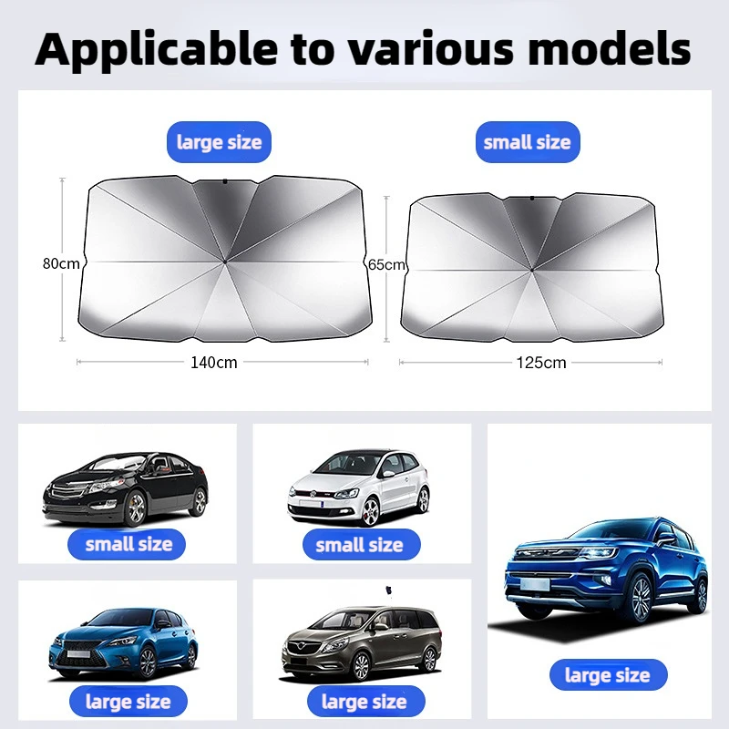 Large Car Sun Shade Protector Parasol Auto Front Window Sunshade Covers Protector Interior Windshield Protection Accessories
Large Car Sun Shade Protector Parasol Auto Front Window Sunshade Covers Protector Interior Windshield Protection Accessories