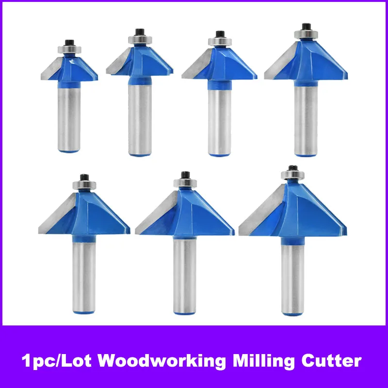 1pc/Lot Woodworking Milling Cutter 45 ° Bevel Cutter Slotting Trimming Cutter Engraving Machine Cutting Head Chamfering Cutter
1pc/Lot Woodworking Milling Cutter 45 ° Bevel Cutter Slotting Trimming Cutter Engraving Machine Cutting Head Chamfering Cutter