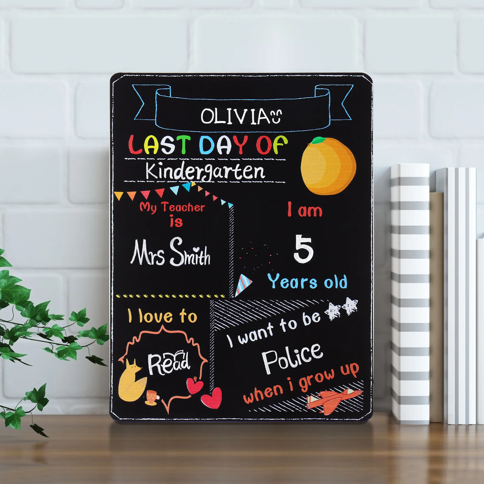 

School Day Sign Of Chalkboards Board First Small Last Chalkboard Student Blackboard Message And 1St Back To Chalk Craft Photo