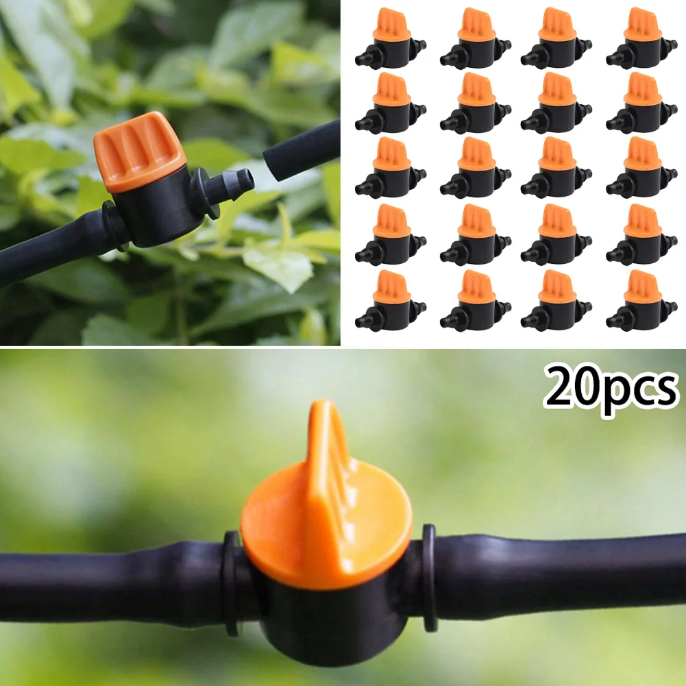 20Pcs Control Valves Agriculture Flower For 4/7mm Hose Irrigation Lawn Mini Plants Plastic Regulate Sale Useful
20Pcs Control Valves Agriculture Flower For 4/7mm Hose Irrigation Lawn Mini Plants Plastic Regulate Sale Useful