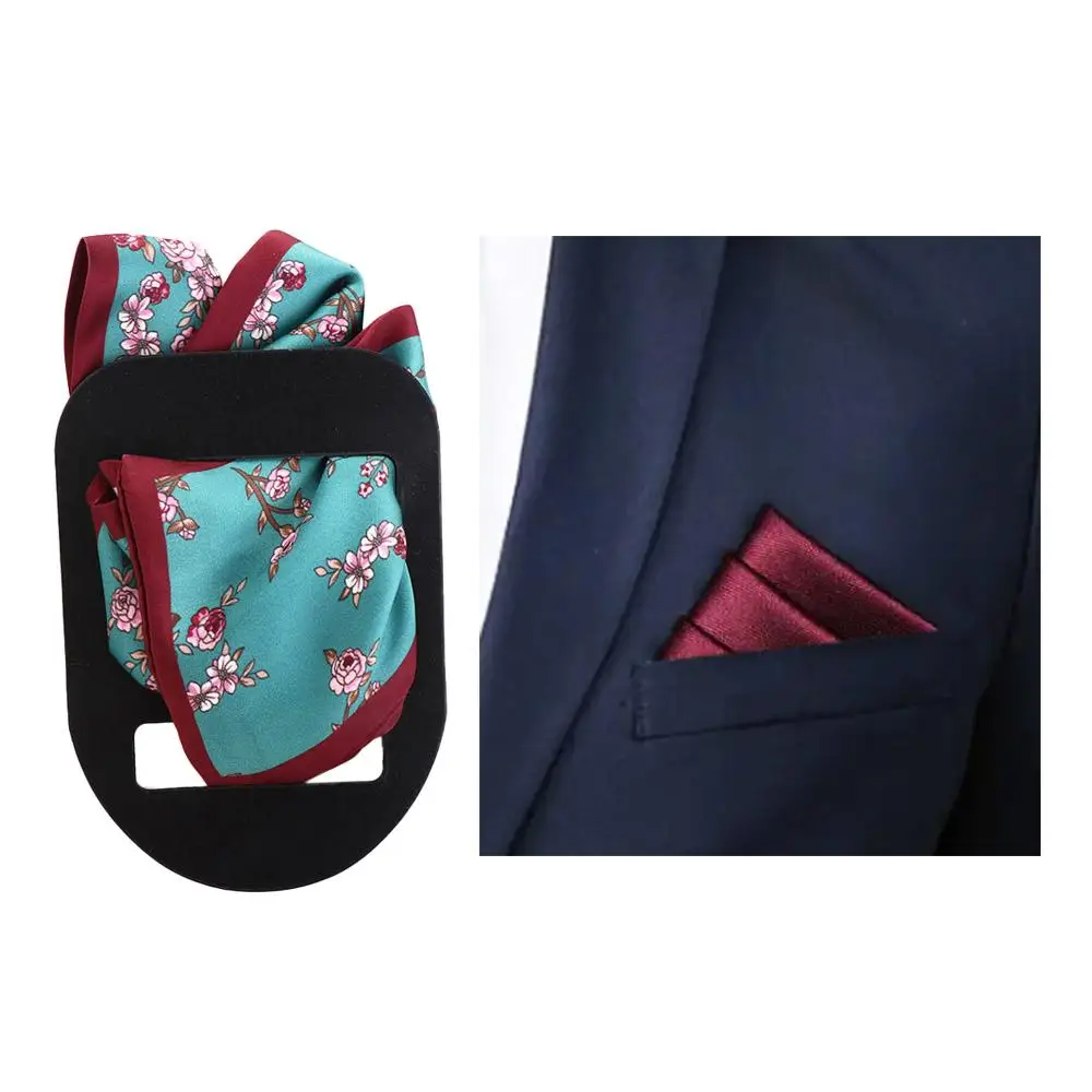 

Поддержка шелковый шарф, ПЭ доска для мужчин, носовой платок, носовой платок, фиксированный зажим, Карманный держатель для квадратов, аксессуары для костюма