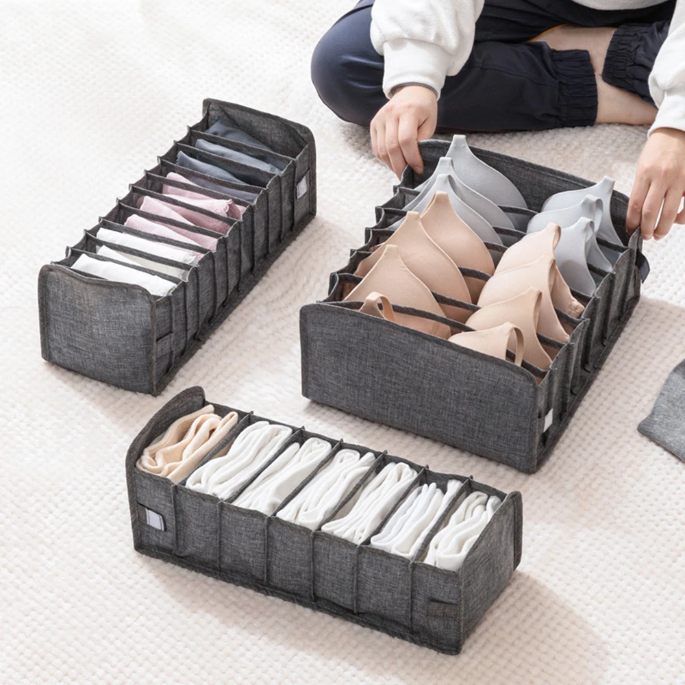 Underwear Storage Box, Socks, Bra, Underpants, Foldable Divider Drawer, Closet Organizer Case, Clothes Storage, 3Pcs Set
Underwear Storage Box, Socks, Bra, Underpants, Foldable Divider Drawer, Closet Organizer Case, Clothes Storage, 3Pcs Set
