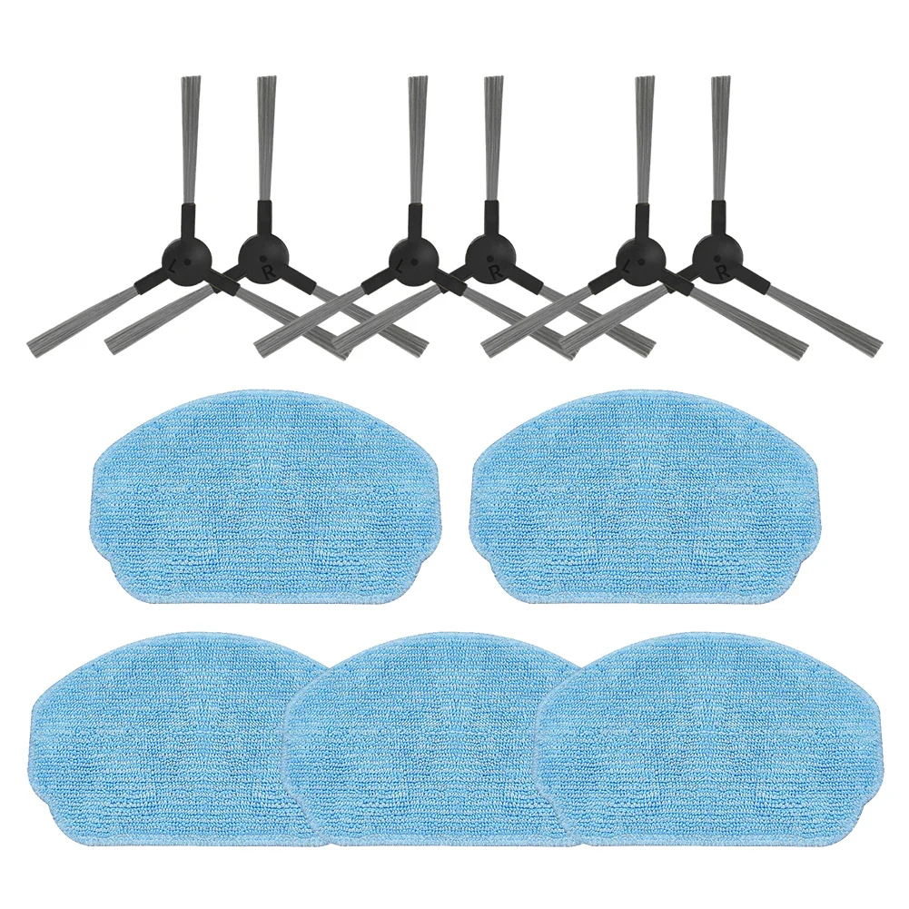 Vacuum Cleaner Side Brush Mop Kit 11Pcs/Set ABS+Nylon+Cloth Accessories Black + Blue Easy To Install Replacement
Vacuum Cleaner Side Brush Mop Kit 11Pcs/Set ABS+Nylon+Cloth Accessories Black + Blue Easy To Install Replacement