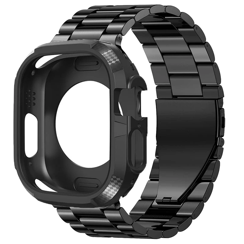 silicone Protector case+metal strap For apple watch band 45mm 44mm 42mm 41mm 40/38 stainless steel bracelet series 5 6 se 7 8
silicone Protector case+metal strap For apple watch band 45mm 44mm 42mm 41mm 40/38 stainless steel bracelet series 5 6 se 7 8