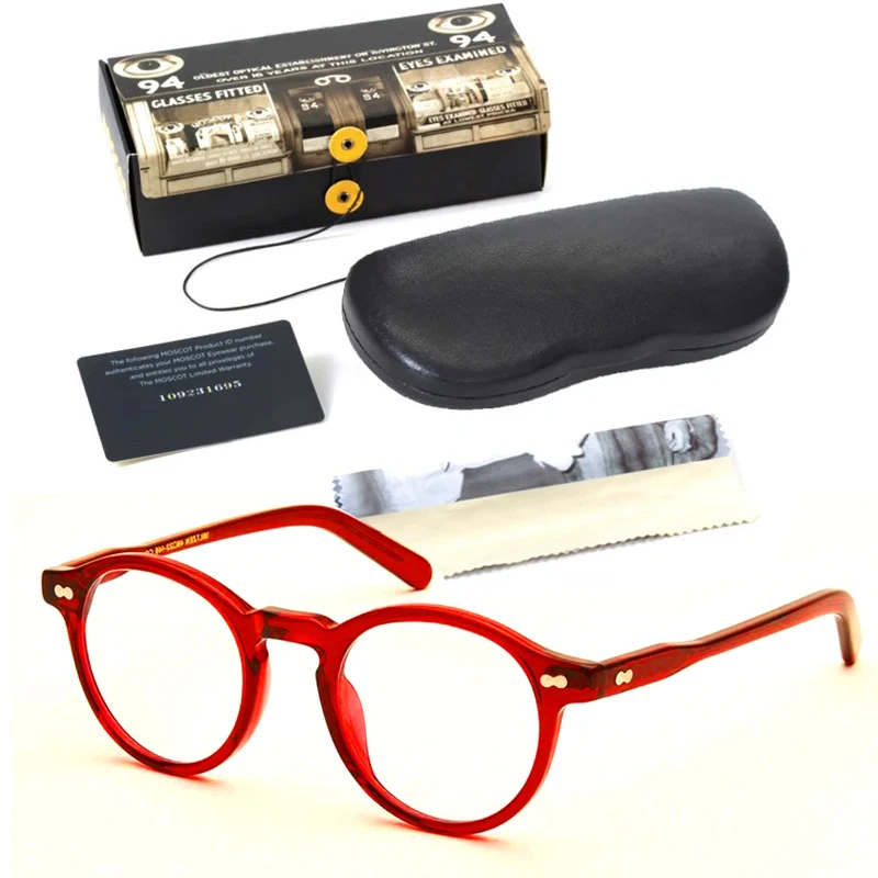 

Lemtosh Eyeglasses Frames Women Johnny Depp MILTZEN Optical Glasses Frame Men Luxury Brand Vintage Acetate Computer Goggles