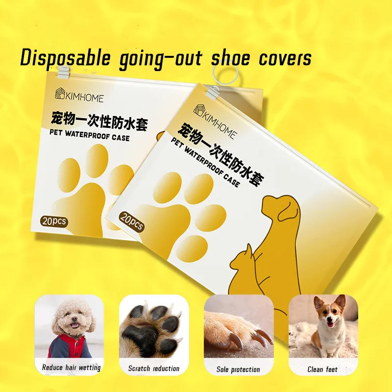 20Pcs Disposable Waterproof Pet Shoes Covers Non-woven Cat Dog Paw Covers Soil-proof Socks Shoes Pet Supplies
20Pcs Disposable Waterproof Pet Shoes Covers Non-woven Cat Dog Paw Covers Soil-proof Socks Shoes Pet Supplies